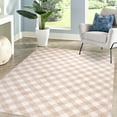 thumbnail image 2 of My Texas House Elmhurst 7'10" X 9'9" Beige Plaid Area Rug, 2 of 9