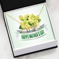 thumbnail image 1 of Fleurs Ruban Cadeau pour Maman Collier Love Scripted Carte Message en Acier Inoxydable Cadeau, 1 of 7