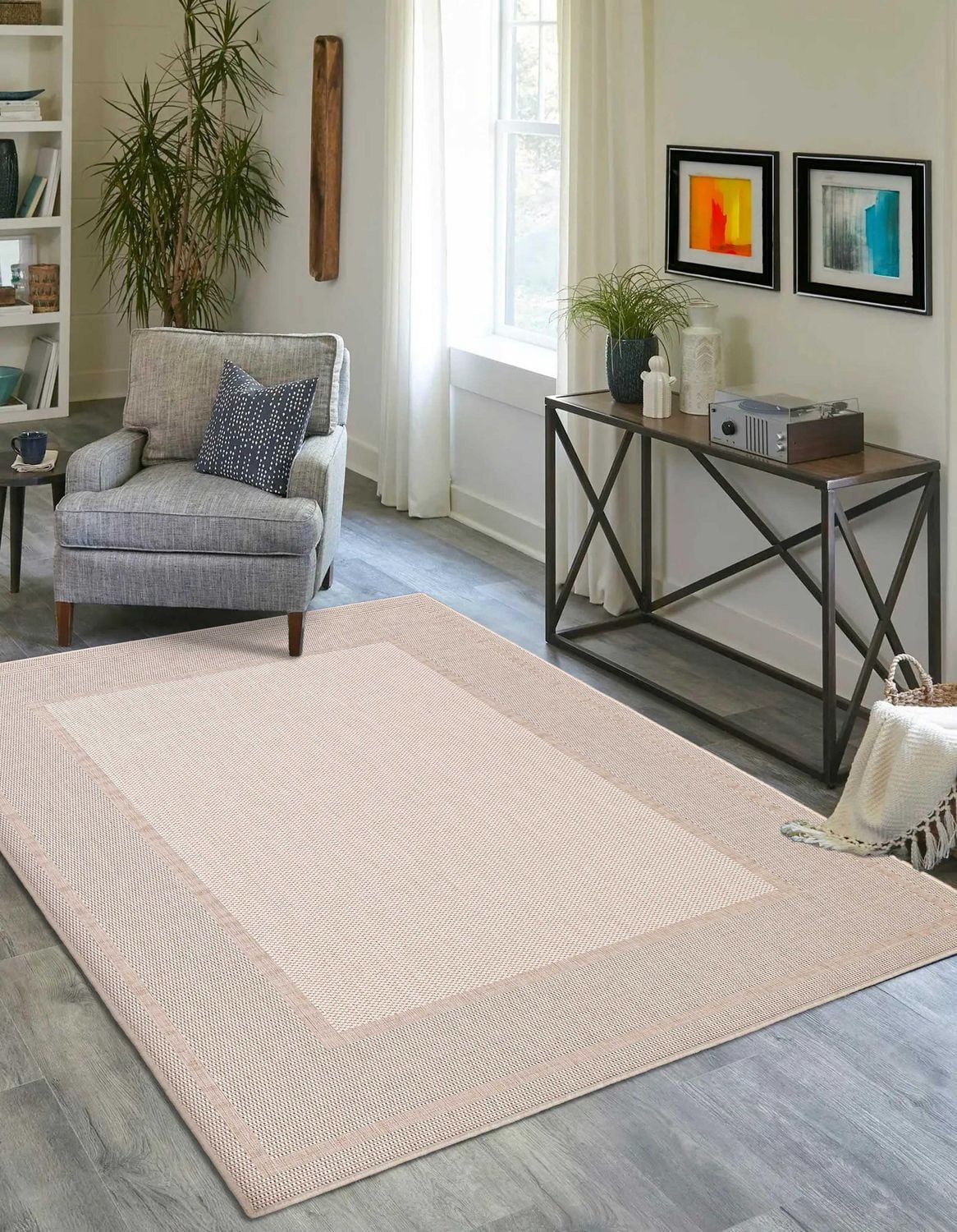 ECARPET Modern Area Rug for Living Room, Dining Room and Bedroom<br>Jute Natura <br>Collection