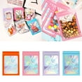 thumbnail image 2 of 50pcs See Through Window Pouch Convenient and Fashionable Zip Lock Bags for Small Items Beauty Product Materials, 2 of 9