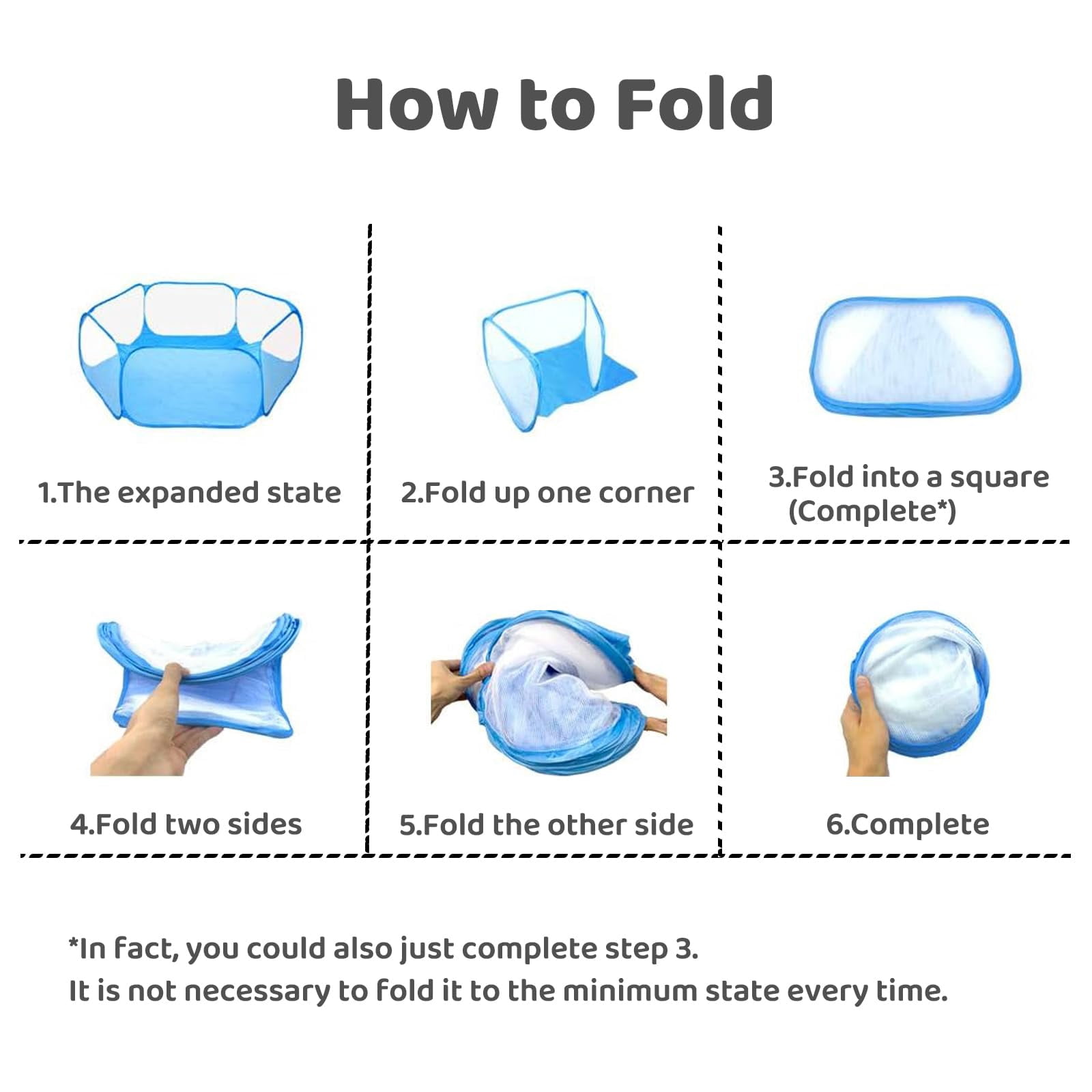 Foldable Playpen for Small Animals