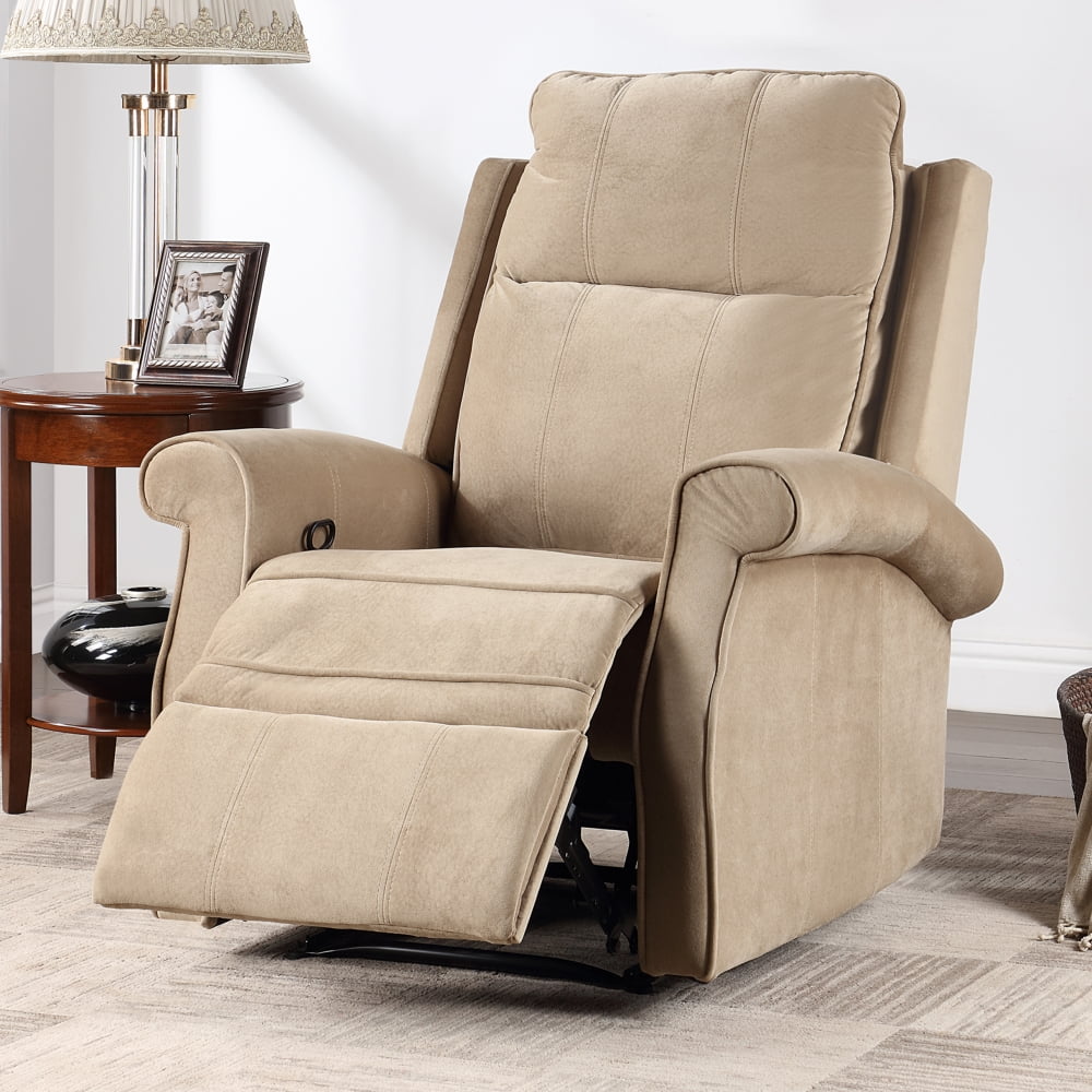 Manual Push Back Reclining Chair with 90160 Degrees Adjustable