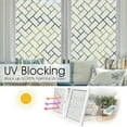 thumbnail image 4 of HIDBEA 17.5 in x 78.7 in Herringbone Frosted Privacy Window Film, 4 of 8