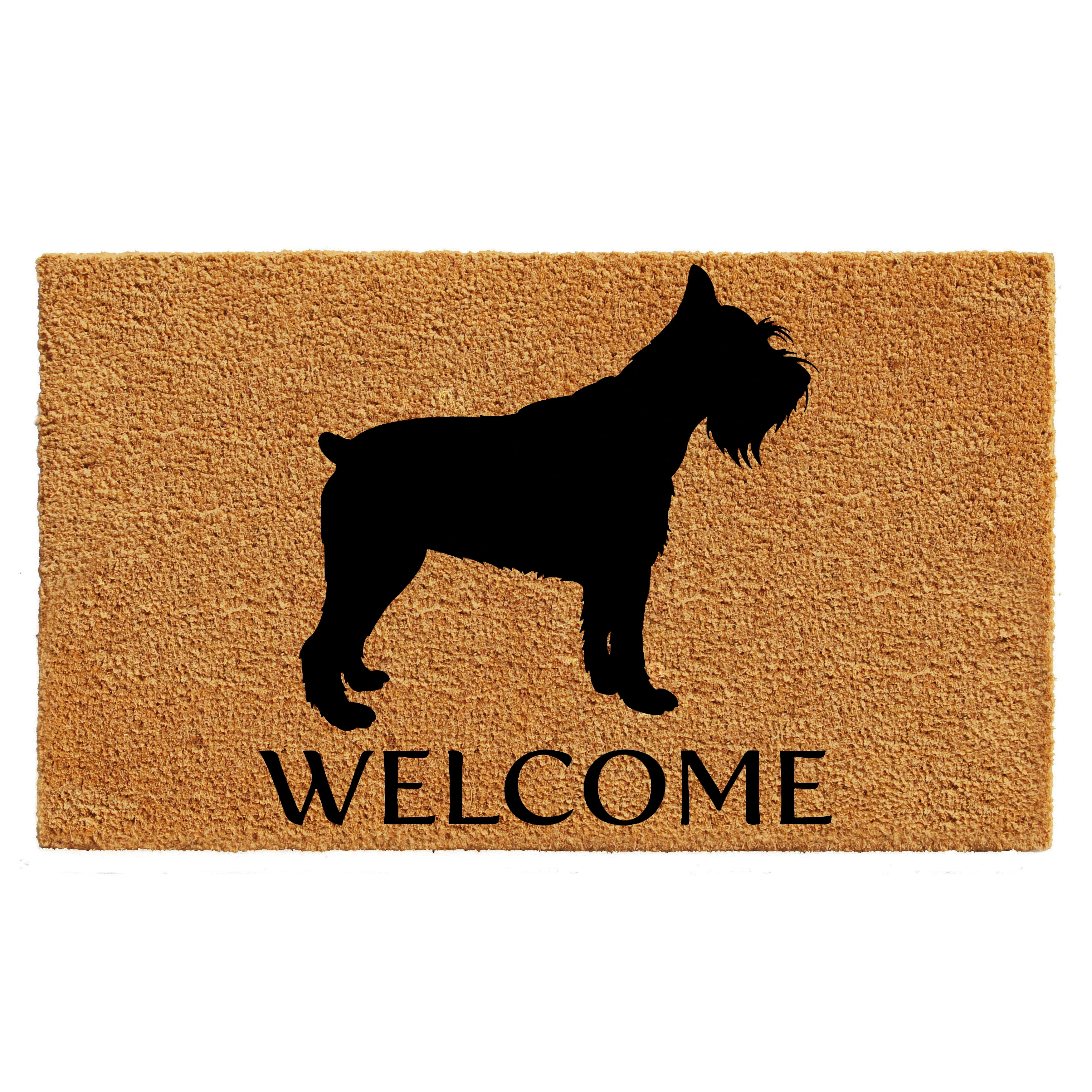 Miniature Schnauzer Doormat 24" x 36"