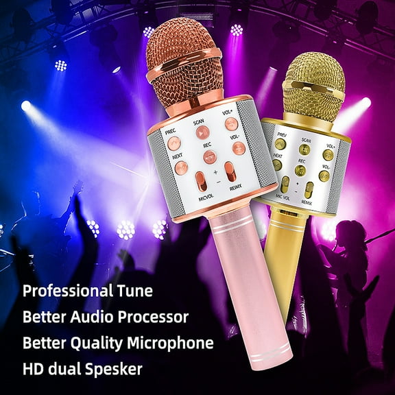 Multifunction microphone,Bt Rose Bt Ktv Red Bt Rose Red Ktv Rose Ktv Player Ktv Handheld Rose Professional Handheld Rose Professional Red Bt Buzhi Portable Android/ios/pc Professional Bt Lt 4