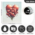 thumbnail image 6 of Dailycode Dishwasher Magnet Cover Magnetic Fridge Door Cover Home Kitchen Decor, Bunch Of Love Hearts, 23"x 26", 6 of 6