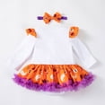 thumbnail image 5 of EnJoCho Baby Girls Halloween Romper Bodysuit Spring Autumn, Long Sleeved Kids Toddler Clothes Cute Warm Outfit for Fall Winter, 5 of 8