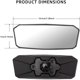 thumbnail image 4 of Maverick Central Rearview Mirror For Atv / Utv Can Am Xrs 2017-2021 Afortunado Sencillez, 4 of 5