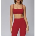 thumbnail image 2 of PISONIC Womens Workout Sets Sleeveless Spaghetti Strap Sports Bras and High Waist Leggings Pilates 2 Piece Outfits, 2 of 6