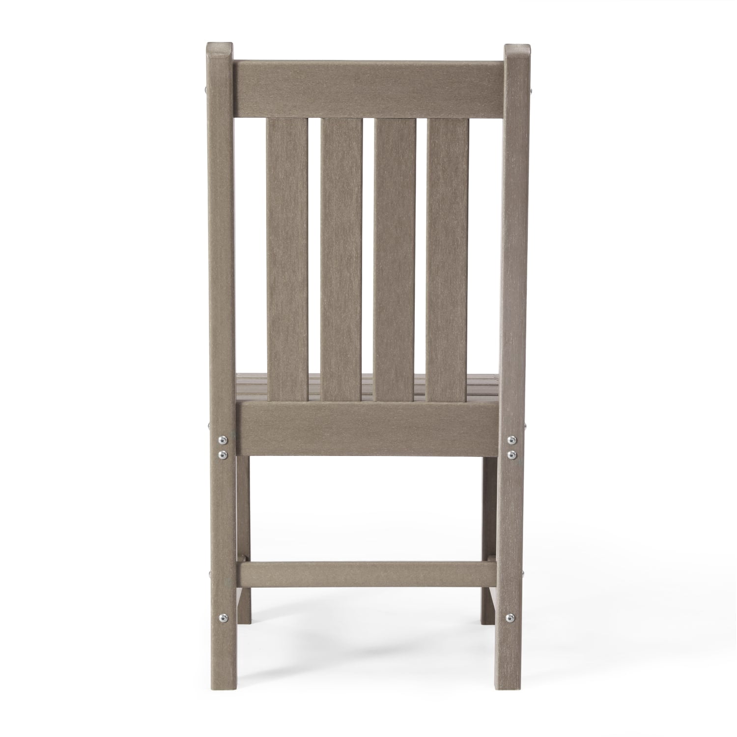 WestinTrends Malibu Outdoor Patio Dining Chair, Weathered Wood
