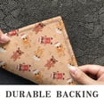 thumbnail image 6 of Orange Christmas Gingerbread Man Pattern Door Rugs,Washable Non Slip Door Mats Indoor,Decorative Door Mats,Entry Mat Indoor for Entrance,Bedroom,Kitchen,Bathroom,17"x30", 6 of 6