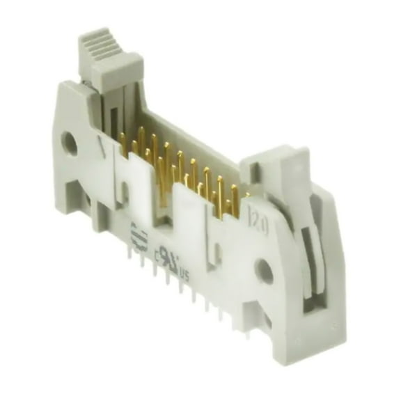 09185206914 Connector Ejector Header HDR 20 POS 2.54mm Solder ST Top Entry Thru-Hole Carton, RoHS