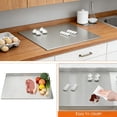 thumbnail image 5 of 304 Stainless Steel Cutting Board with Lip,Large Metal Chopping Board with Counter Edge, Double-Sided Use,Non-Slip Kitchen Board, 5 of 5