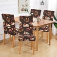 thumbnail image 2 of Yayeee 2 Pack Dining Chair Covers Stretch Parson Chairs Slipcovers Seat Protector, Sweet Cakes, 2 of 6