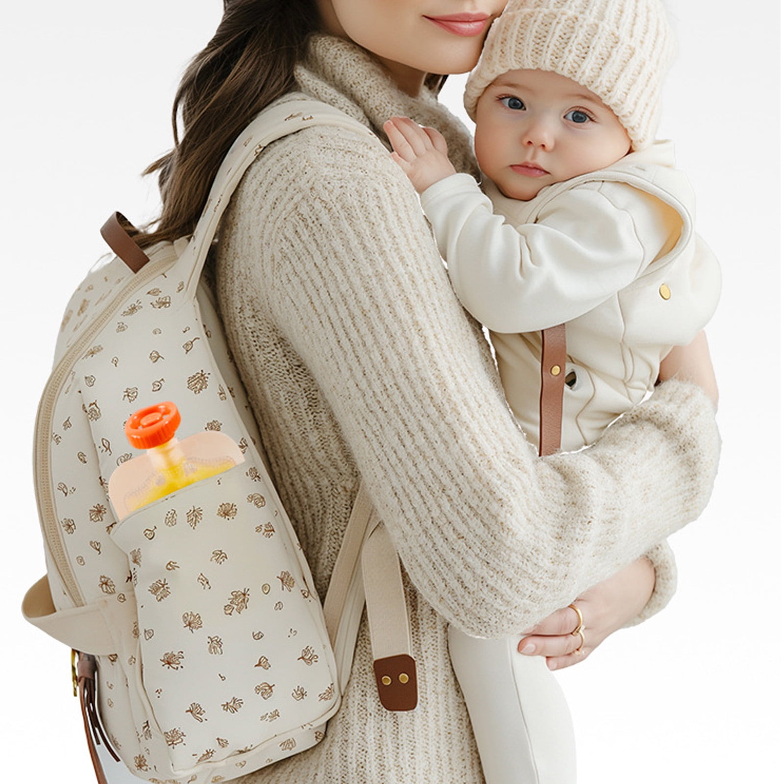 Baby Fruit Puree Maker With 118ml Storage Bags Grade Squeeze Feeder Manual Operate Easy Cleaning For Travel