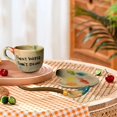 thumbnail image 1 of Hbdhejl Ceramic Coffee Mug With Painting – Design For Home Unique Hand Painted Look Durable Porcelain Perfect For Art Lovers, 1 of 5