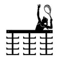 thumbnail image 1 of Organizador de cintas para colgar medallas y premios, soporte para medallas para correr. Tenis, 1 of 9