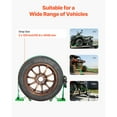 thumbnail image 4 of KFFKFF Kit d'Arrimage de Roue, Sangle d'Arrimage de Remorque Style Cale, Kit d'Arrimage de Voiture avec Boucle, Résistance à la Rupture 4380 lbs, 4 of 9