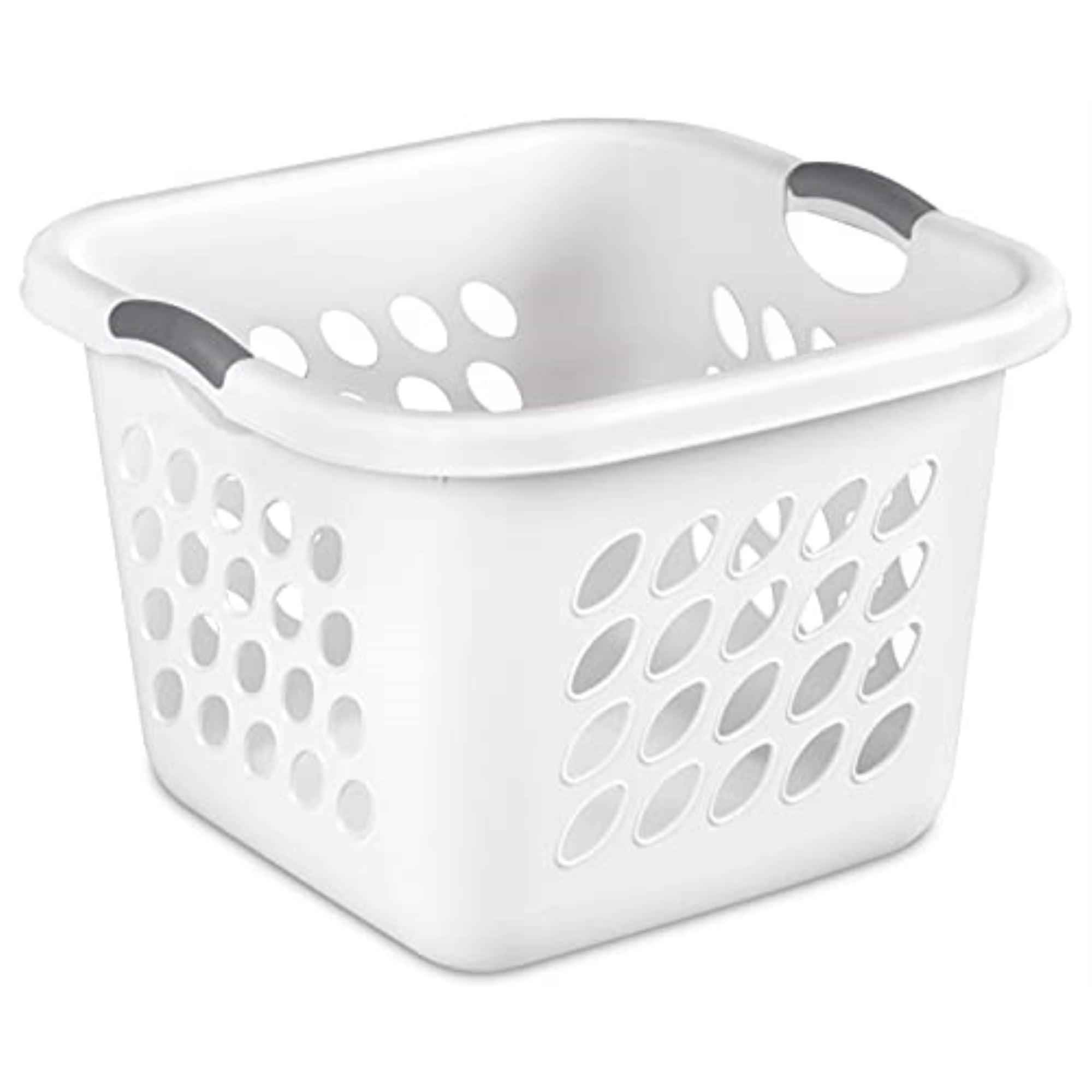 Sterilite 2 Bushel Ultra™ Laundry Basket Plastic, White - Walmart.com