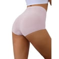thumbnail image 3 of INSPIRE CHIC Women's High Waist Full Coverage Brief Tummy Control Underwear Panty L Purple, 3 of 4