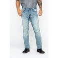 thumbnail image 2 of Moonshine Spirit Men's Sutton Wash Decker Slim Straight Stretch Denim Jeans - MSFA18D2 33W x 30L  US, 2 of 6