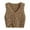 Brown, variant on Women's V-Neck Knit Sweater Vest Solid Color Argyle Plaid Preppy Style Sleeveless Crop Knit Vest Women's Pullover Sweater Vest Loose Fit Sleeveless Tank Top Black L