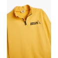 thumbnail image 3 of Sweatshirt High Neck Half Zipper Soft Interior Cotton, 3 of 3