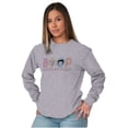 thumbnail image 4 of Boop Life Cute Betty Pudgy Adorable Women's Long Sleeve T Shirt Brisco Brands M, 4 of 6