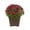 Red, variant on Expert Gardener 1Gal Orange Garden Chrysanthemum Plant Decorative Square Pot Sun