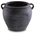 thumbnail image 4 of Signature Design by Ashley Meadie 9.5" Vase, Distressed Black Terra Cotta, 4 of 5