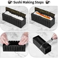 thumbnail image 3 of Sushi Making Kit Sushi Maker 12 Pcs Plastic Premium Set Sushi Tool Set Sushi Rice Roll, 3 of 5