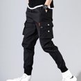 thumbnail image 4 of Men Cargo Tactical Pants Work Combat Multi-pockets Training Trousers Overalls, 4 of 4