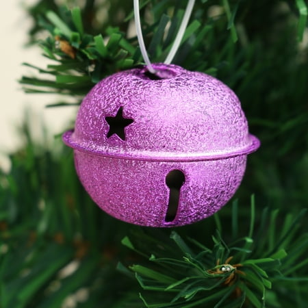 10pcs 40mm Matte Bell Big Christmas Jingle Bell Xmas Tree Or Party