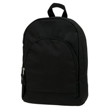 Solid Black Backpack