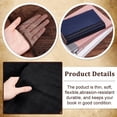 thumbnail image 4 of Book Binding Cloth Kits Binding Tools Set with 2Sheets Black Cotton Cloth Fabric Book Cloth 2pcs Bone Folder Paper Creaser 1 Brush for DIY Bookbinding Crafts Sewing 126×15.8 inch DIY, 4 of 6