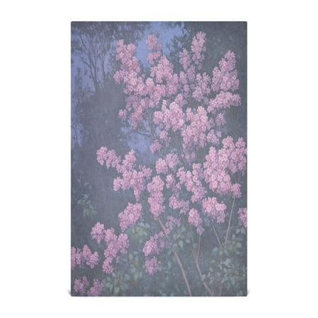 

Pink Blossom Painting Kitchen Towels Set of 4 Tea Towels for Kitchen Decorative Waffle Dishcloths 28x18in