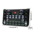 thumbnail image 2 of Sound Card English Version Sound Cards Mixer for Broadcast KTV Singing Live Streaming Sound ,Easy to Operate, 2 of 5