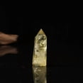 thumbnail image 6 of K-KED 10pcs Natural Clear Citrine Quartz Crystal Point Chakra Reiki Wand Obelisk 3-4cm, 6 of 6