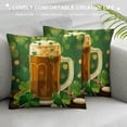 thumbnail image 3 of Throw Pillow Cover, Couch Pillow Covers,Throw Pillow Case, St Patrick's Day Beer Pattern, Pillow Covers Decorative, Pillow Covers, 3 of 5