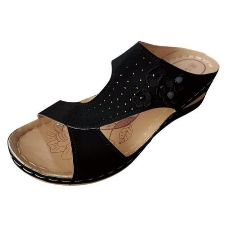 

Sandals Women s Sandals Comfortable Wedges Shoes for Women Light Weight Casual Sandals
