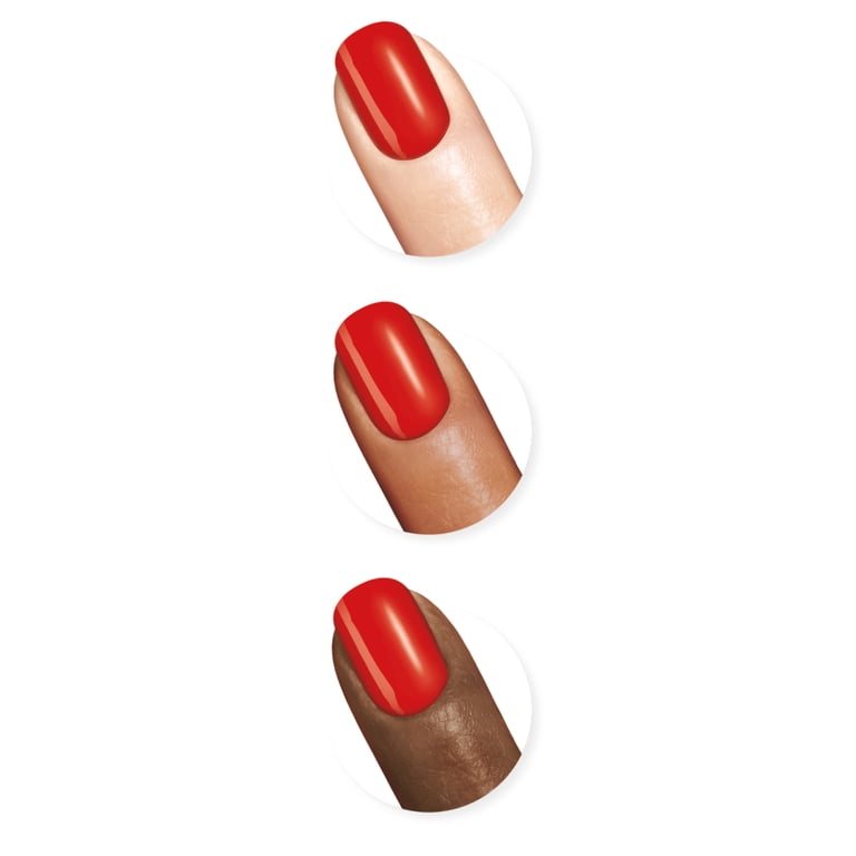 Sally Hansen Top Coat Beauty Miracle Gel Nail Polish, Red Eye, No