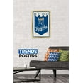 thumbnail image 2 of MLB Kansas City Royals - Logo 15 Wall Poster, 14.725" x 22.375", Framed, 2 of 3