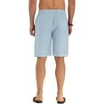 thumbnail image 4 of Iceglad Men's Linen Casual Classic Fit Short Drawstring Summer Beach Shorts, 4 of 7