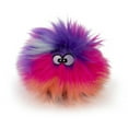thumbnail image 5 of goDog Just For Me Furballz with Chew Guard Technology Plush Dog Toy, Cool Rainbow, Mini, 5 of 8