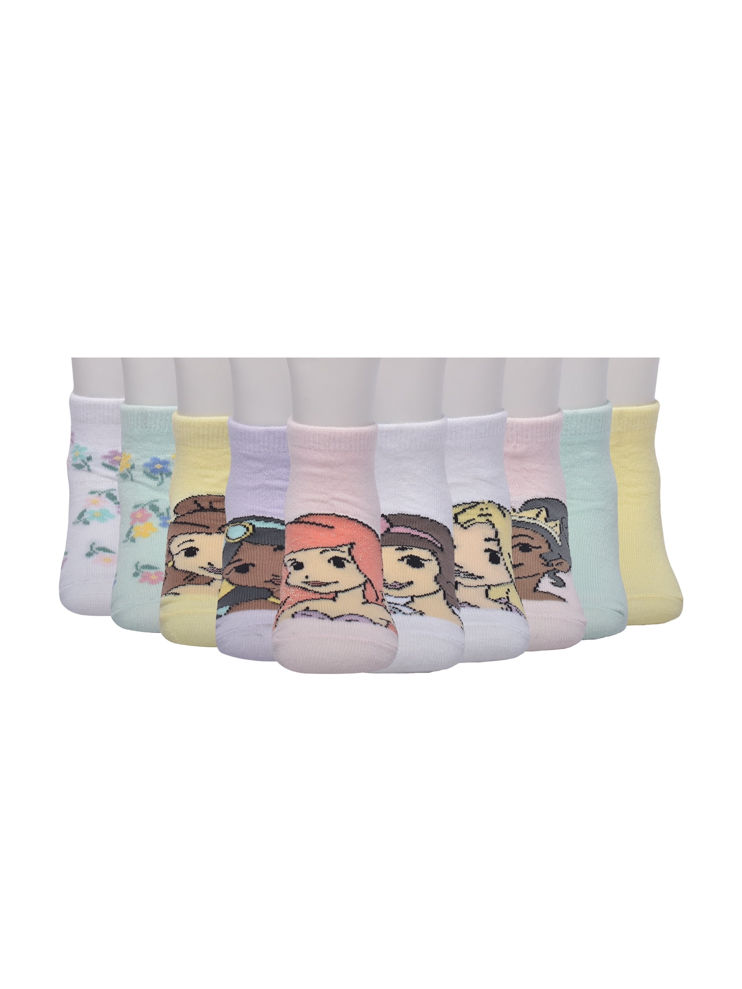 Character Toddler Ankle Socks, 10-pack, Sizes 12M- 5T