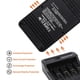 thumbnail image 3 of Cargador de Batería Falso Li-500 Cargador Inteligente Con 4 Ranuras para la Batería Pantalla Lcd para Ni-Mh Ni-Cd Li-ion Batterias Recargables, 3 of 7