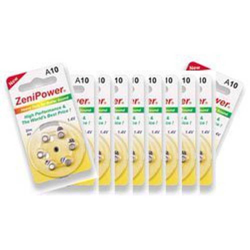 120 Hearing Aid Batteries, Size 10 in Stock. Ships From United States