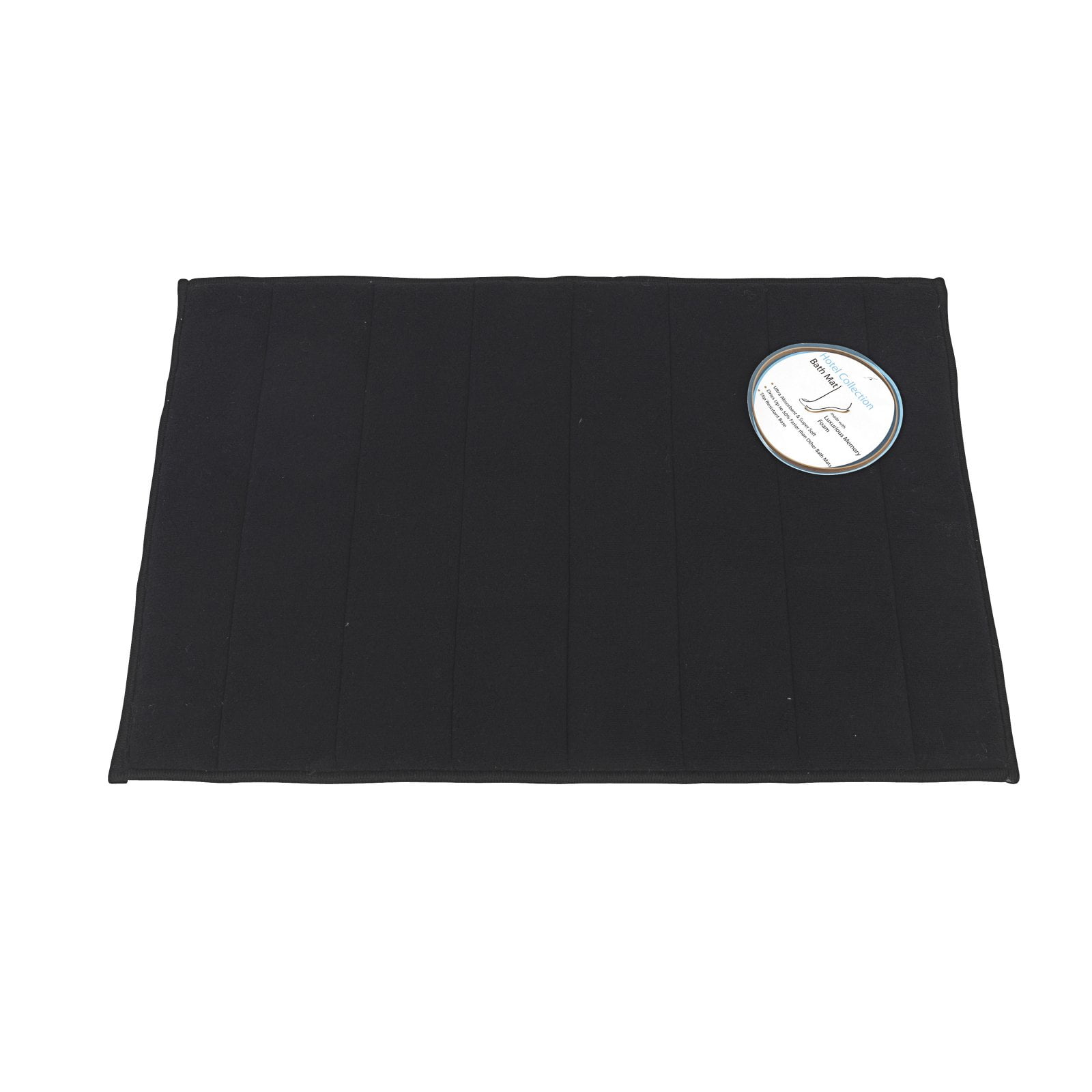 MediumSized, Memory Foam Bath Mat in Black