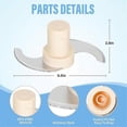 thumbnail image 2 of -001TXB Stainless Steel Blade for 14 Cup Food Processor -14BCNY -14BCNR Blender Replacement Parts, 2 of 5