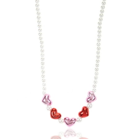 Way to Celebrate Valentine's Day Pearl Heart Necklace, 1 Piece